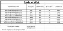 МДФ плита большого формата