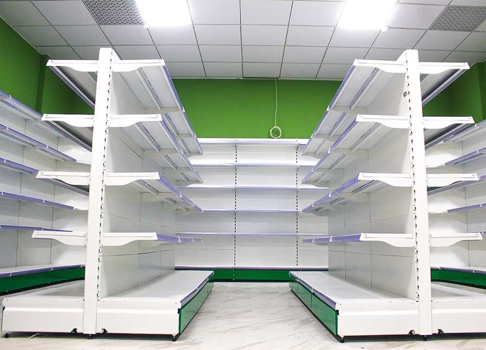 Стеллаж металлический сборный, полка стеллаж, полка металлическая asts