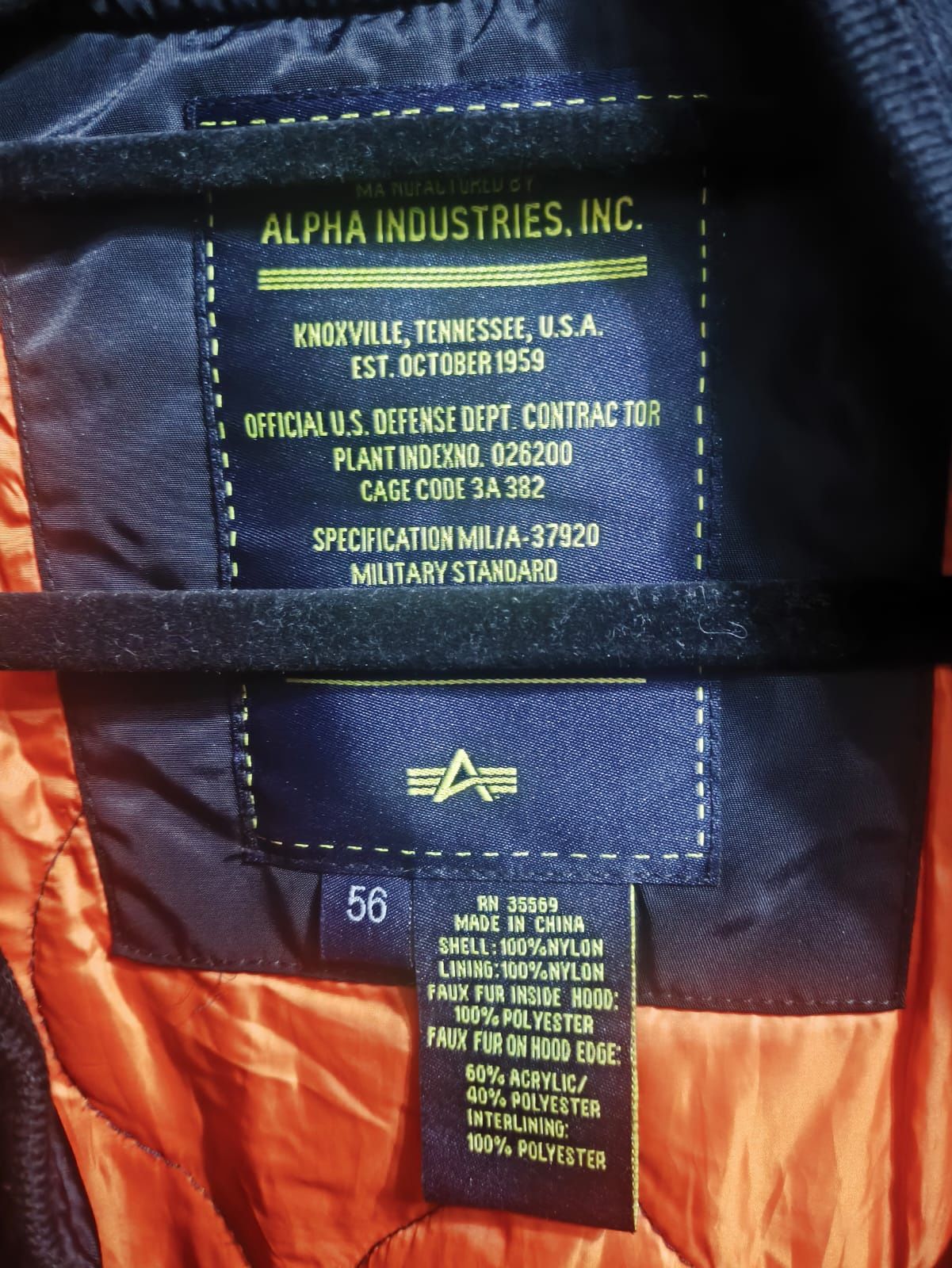 Бомбер alpha industries