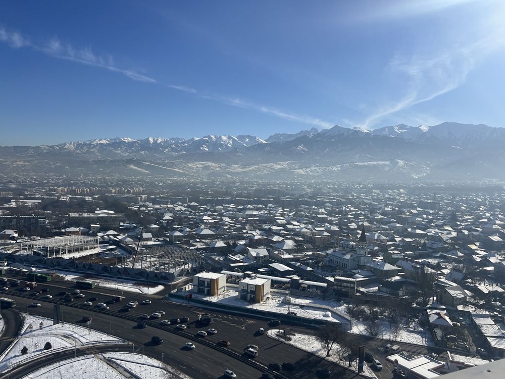 Мега, терраса, посуточно. ЖК Айгерим