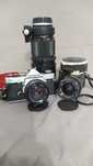 Olympus OM-1 +объективы 50мм, 28мм, 300мм