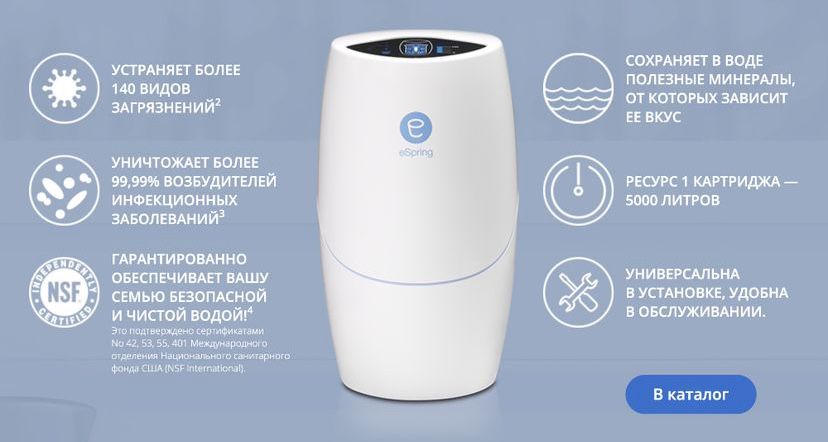 Фильтр eSpring от Amway