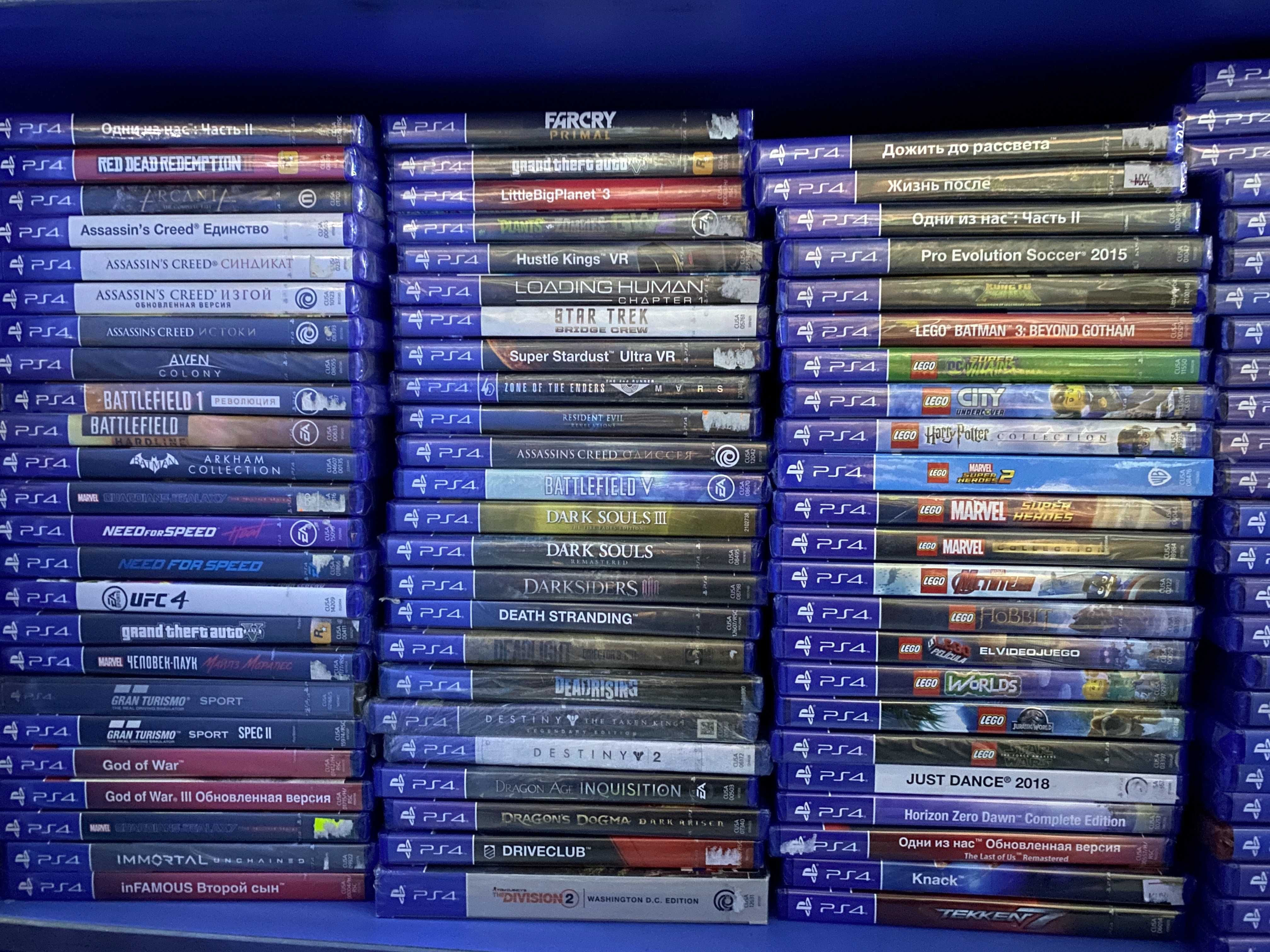 Новые лицензионные диски на PS4 игры (Sony Playstation 4)