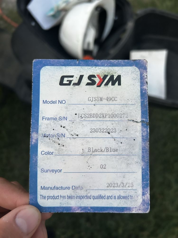 Продам мопед Gj Sym 49cc. В народе называется М8 Про Макс.