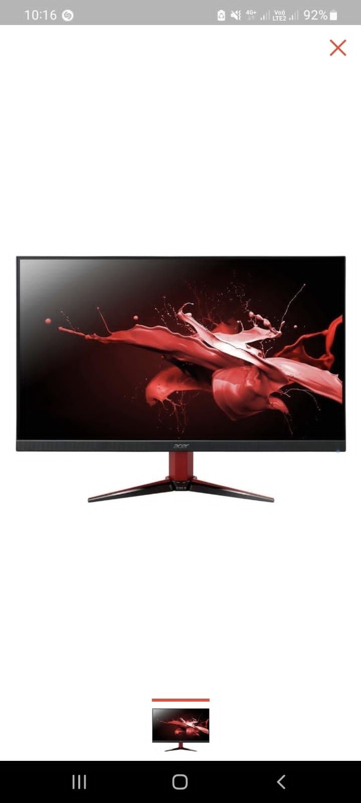 Продам игровой монитор Acer