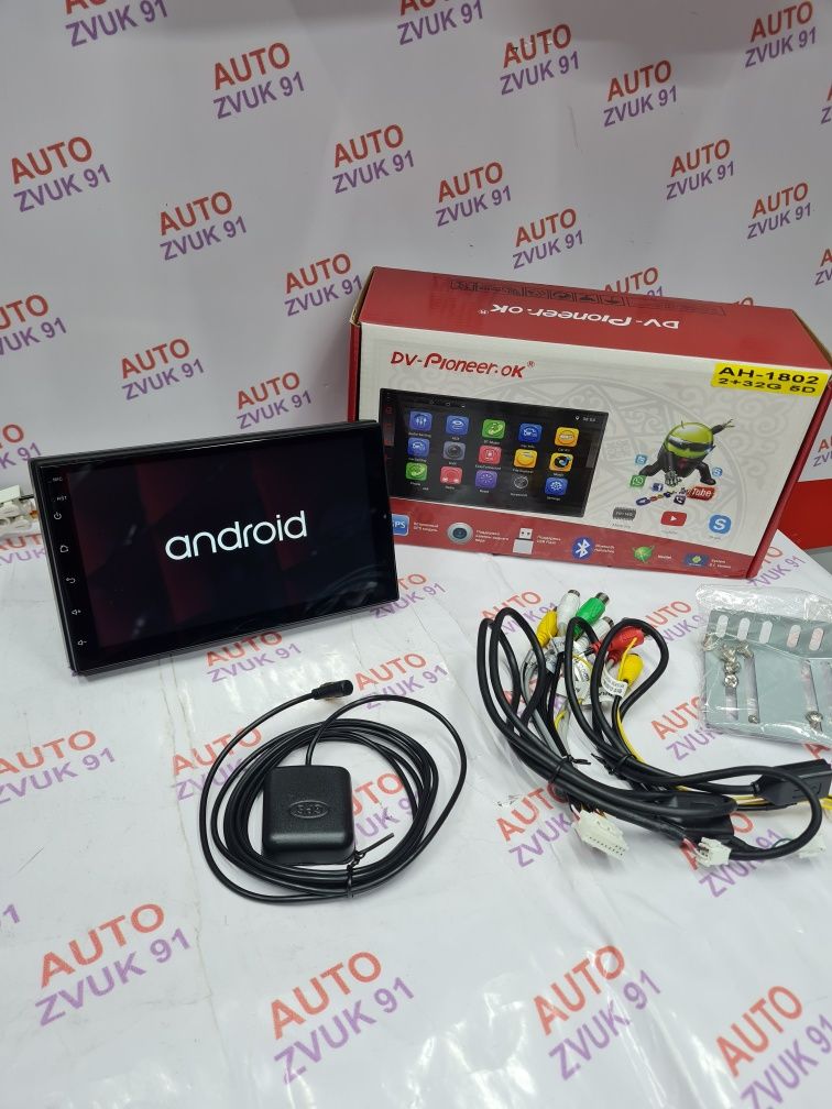 Акция!! Магнитола 2дин Андроид/2din Android. PIONEER!!! Магнитафон маф