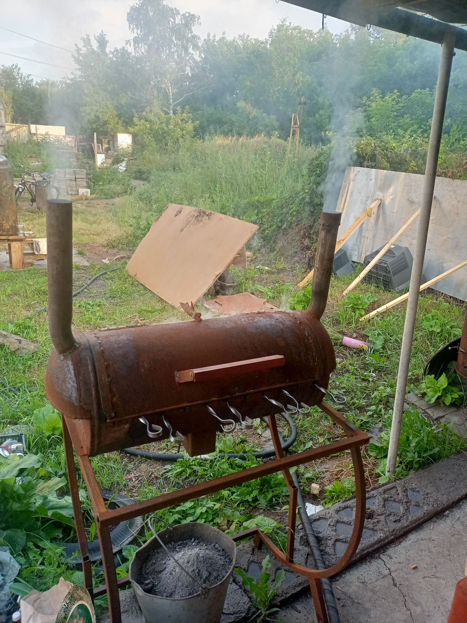 Мангал печь для дома