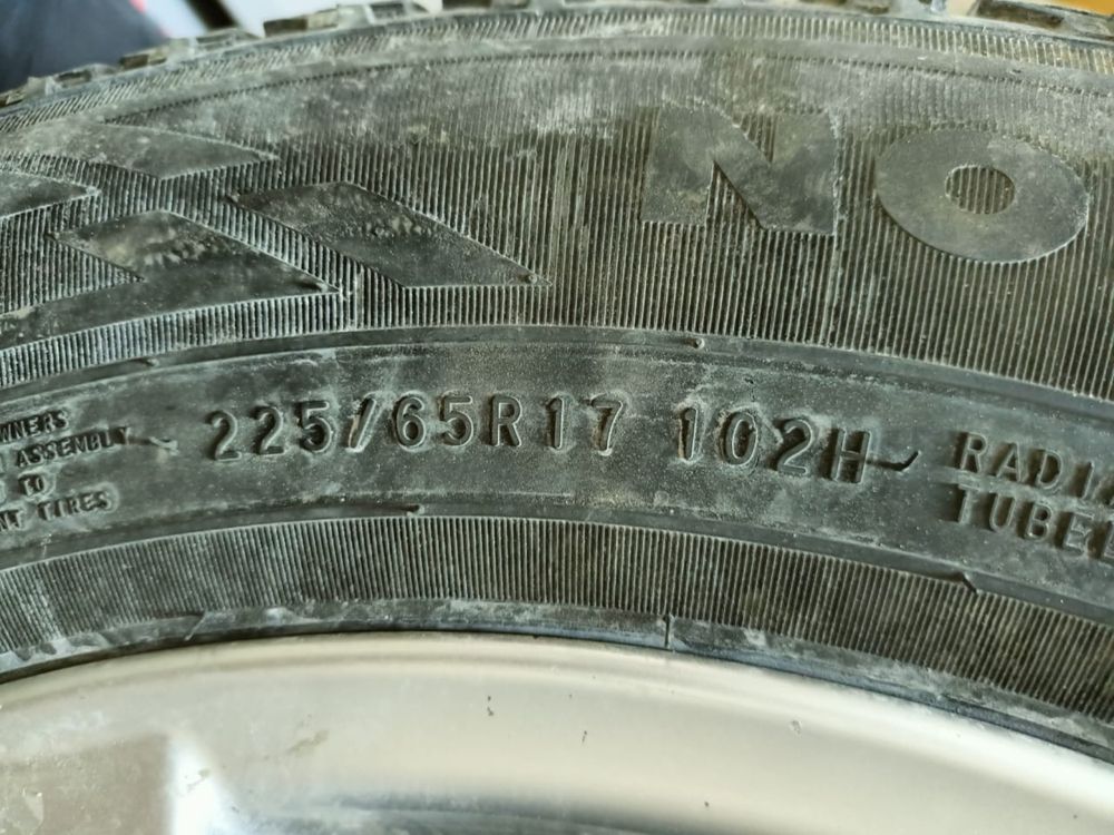 Балон в комплекте с дисками размер R 17 225/65