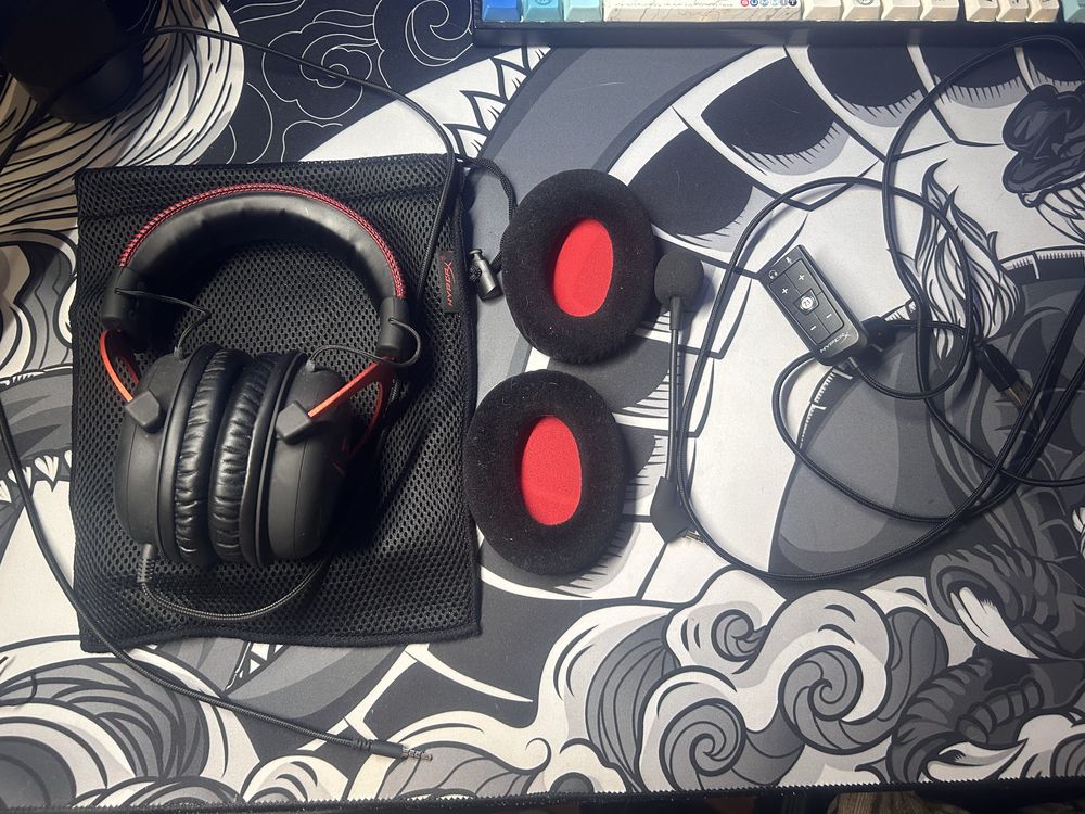 Игровые наушники HyperX Cloud2 с аудиодрайвером
