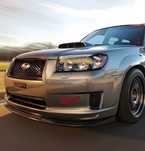 Губа Lip STI Cross Sport Subaru Forester SG Рестайлинг