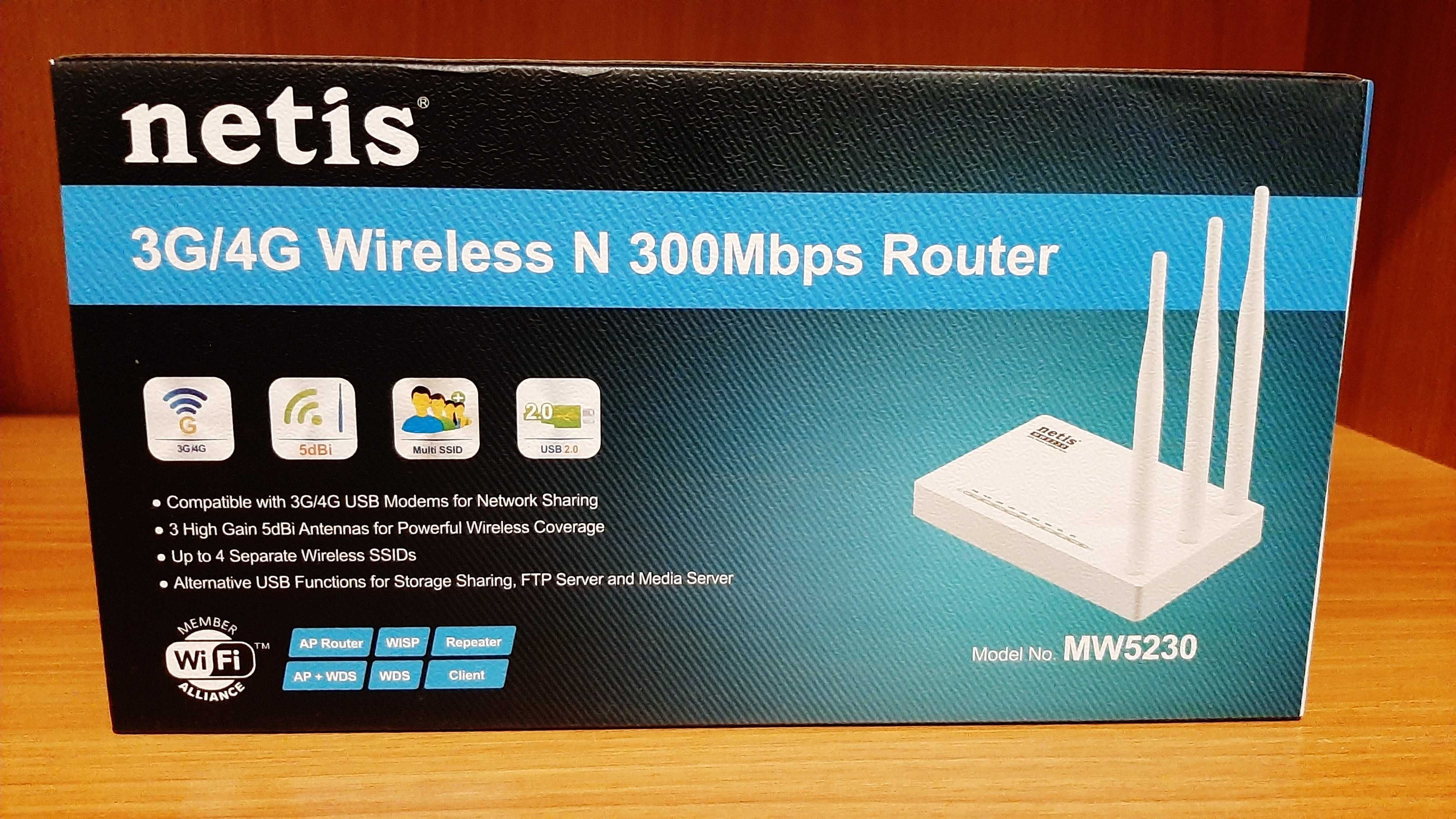 3G, 4G роутер для USB модемов или сотового телефона.