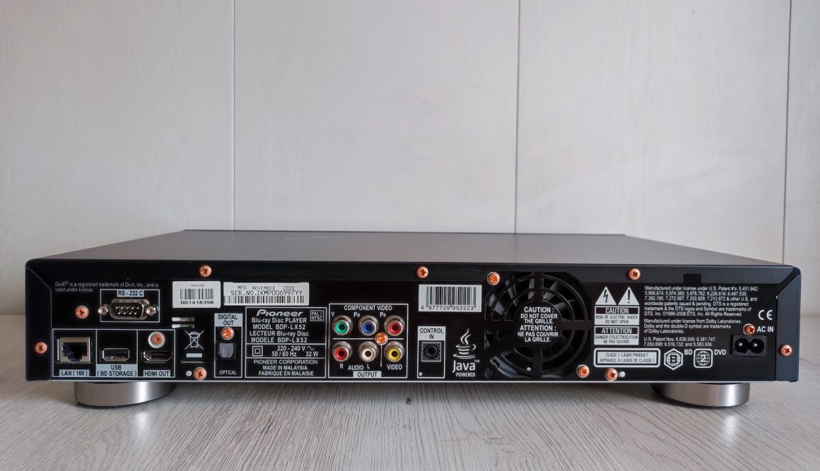 Blu-ray проигрыватель Pioneer BDP-LX52 (Япония, Hi-Fi)