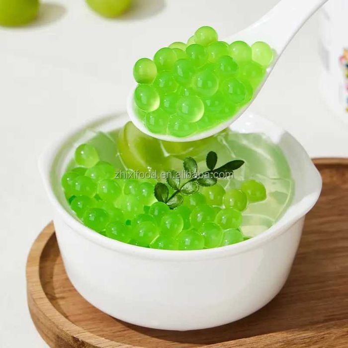 Поппинг боба Джуз болл зелёное яблоко 1.25 кг — для bubble tea