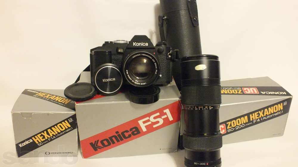 Плёночные камеры Minolta7000i  и цифровая Sony H10