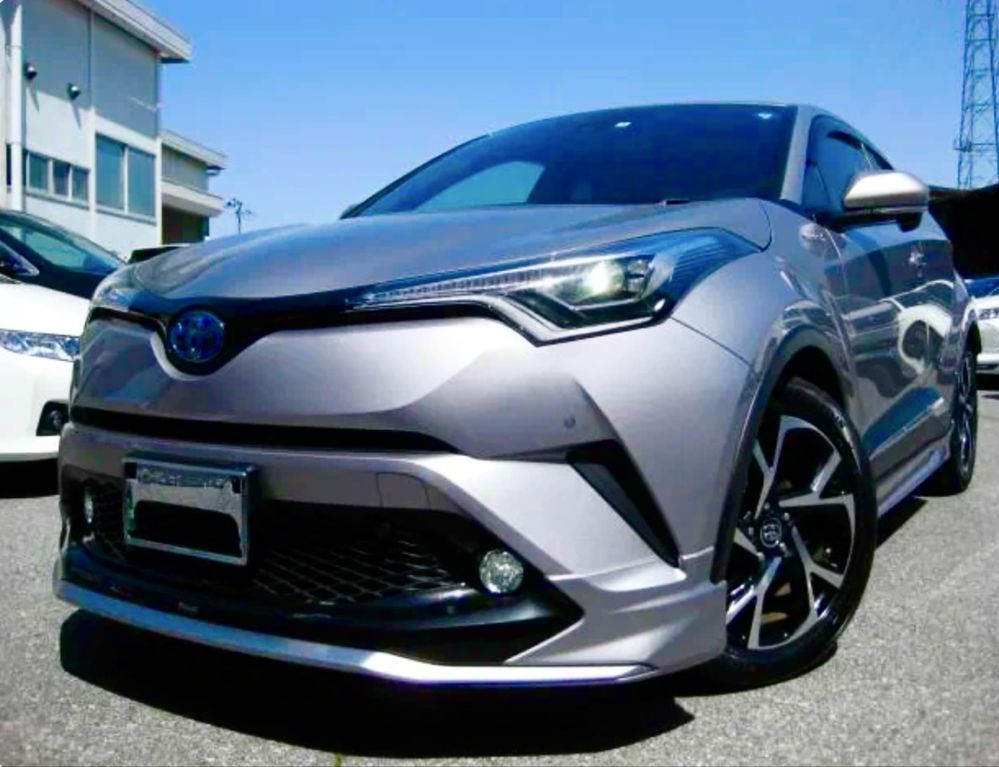 Губа на передний бампер Toyota C-HR