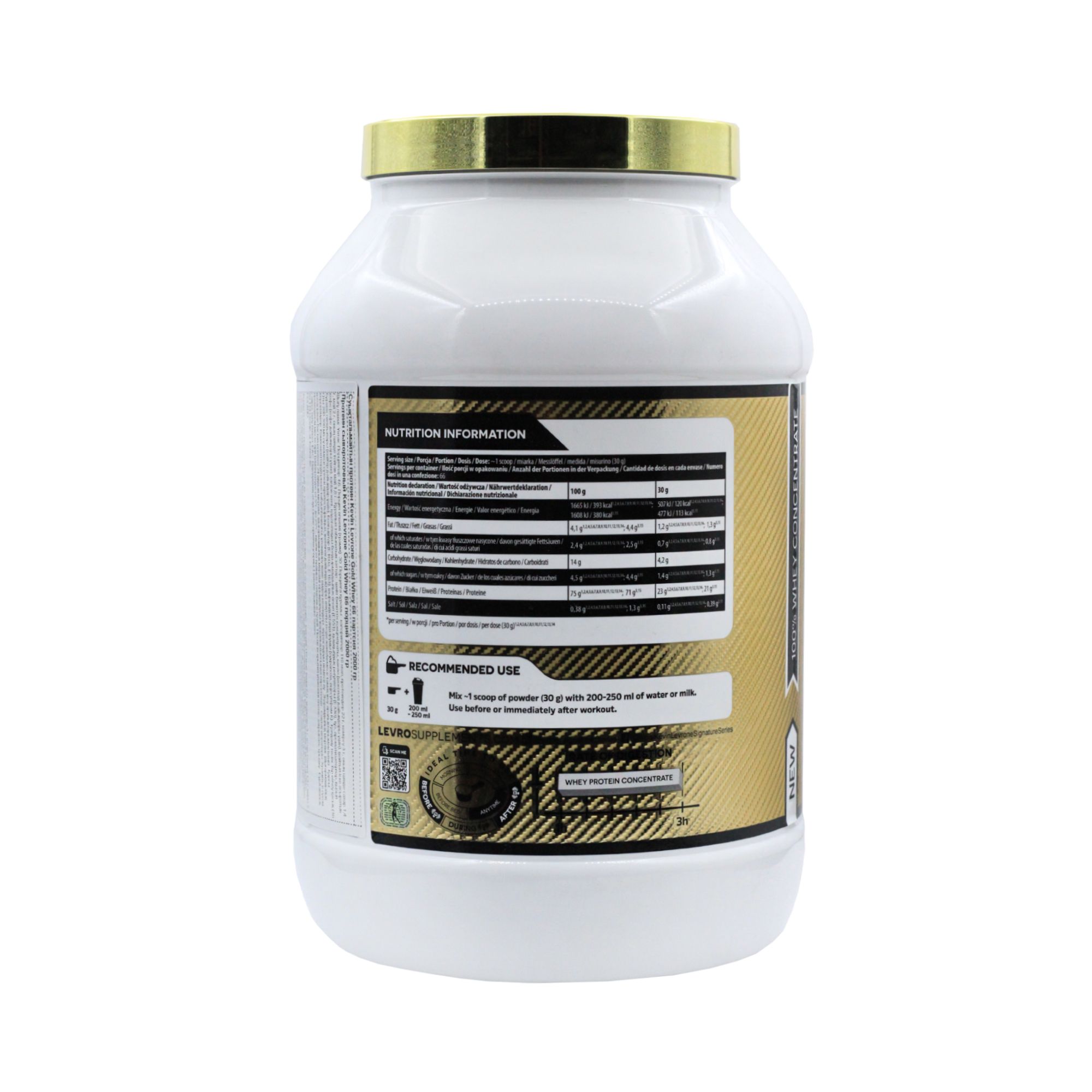 Протеин сывороточный Kevin Levrone Gold Whey 66 порций 2000 гр