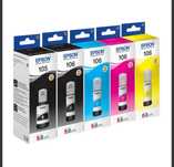 Оригинальные Чернила Epson 105/106, для Epson L7160, L7180, 140/70мл,