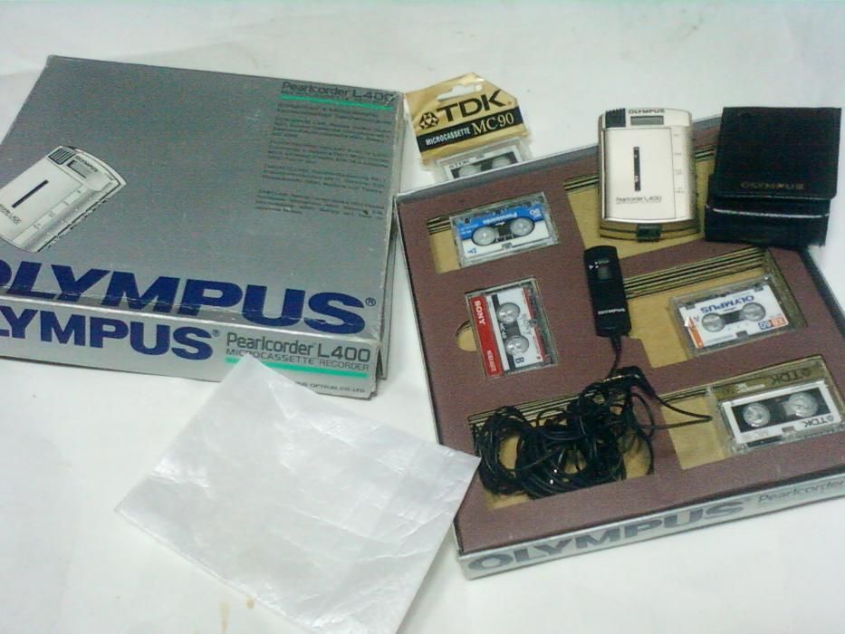 Мини диктофон Olympus Pearlcorder L400 Japan - Япония Оригинал 1985год
