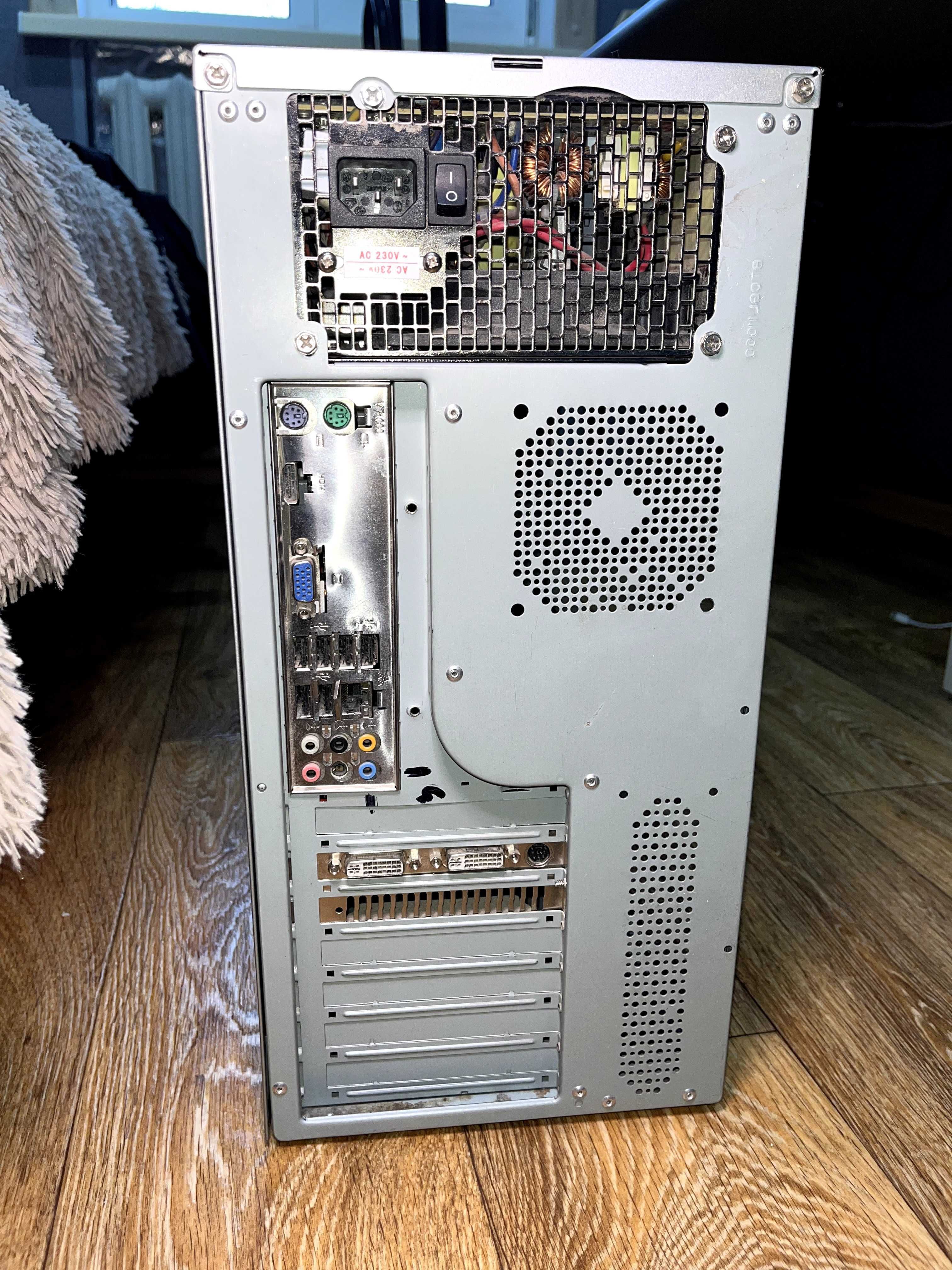 Рабочий пк / Intel core 2 duo / 4гб / 500гб / GT 9800 / 500 ватт