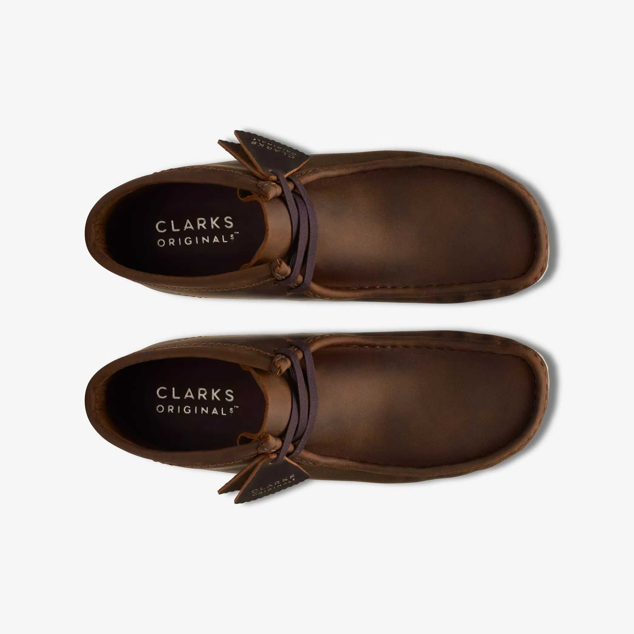 Новые мокасины Clarks Wallabee оригинал — премиум замша, новый, 44.5рр