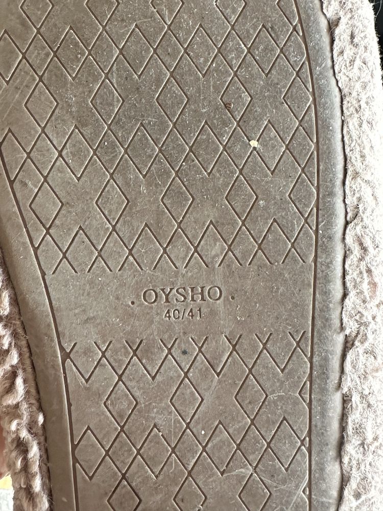 Тапочки oysho теплые