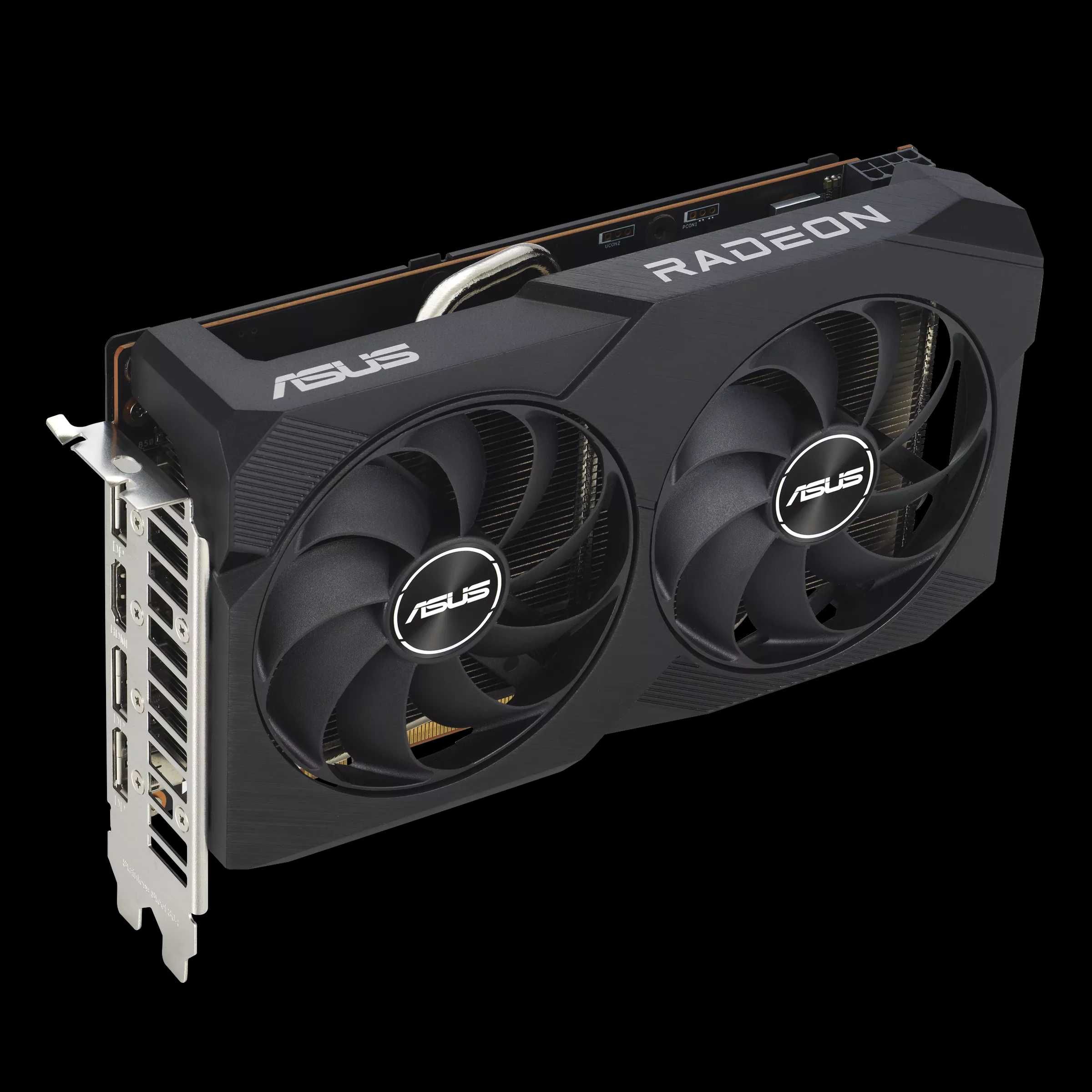 Видеокарта Radeon RX 7600 8Gb GDDR6 (ASUS) (DUAL-RX7600-O8G-V2)