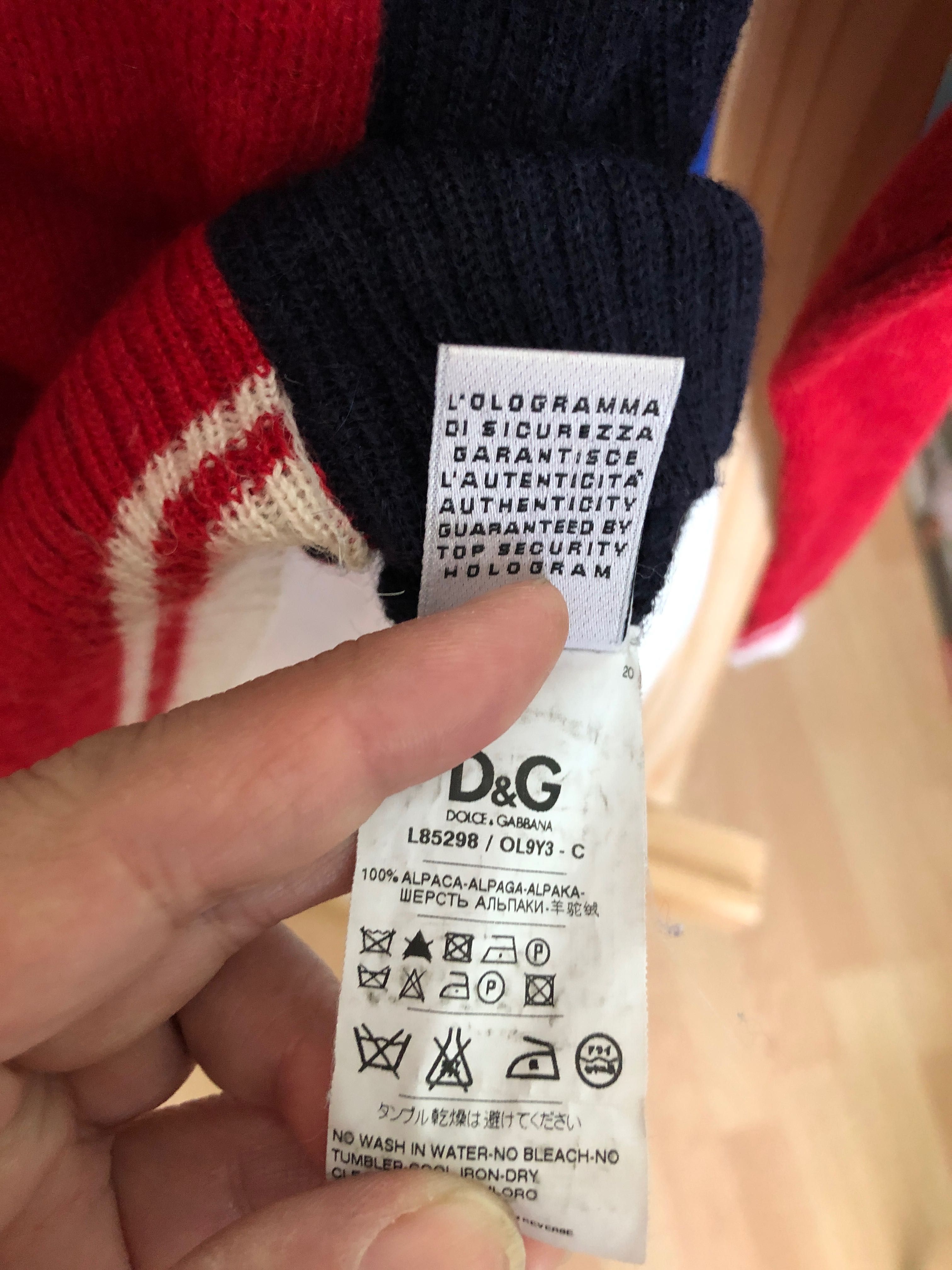 Бомбер D&G Дольче Кабана оригинал , альпака 100% , красивый орнамент