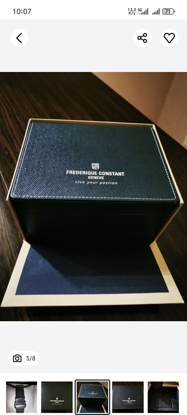Продаю швейцарские смарт-часы FREDERIQUE CONSTANT GENEVE.