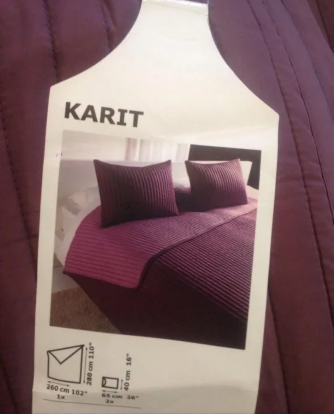 Покрывало ikea karit
