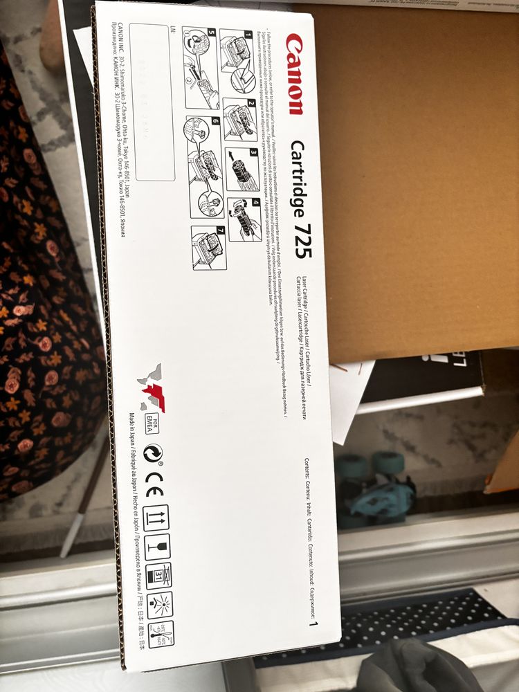 Продам КАРТРИДЖ 725 для принтера Canon