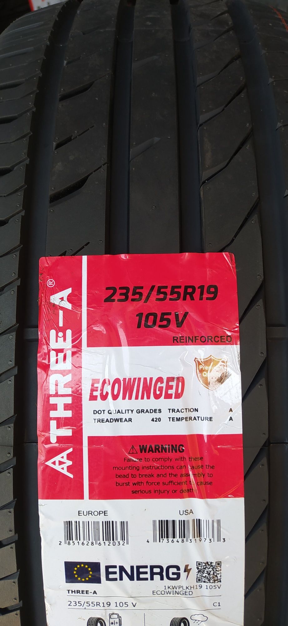 235/55R19 Three-A ECOWINGED 105V