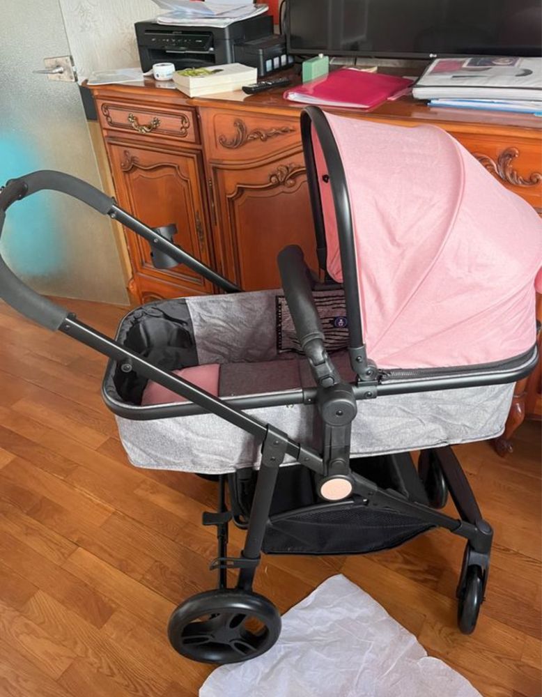 Kinderkraft коляска 0+ до 3 лет и автокресло Graco
