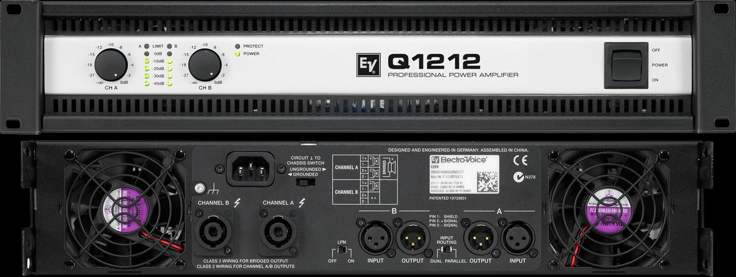 Electro voice q1212 усилитель