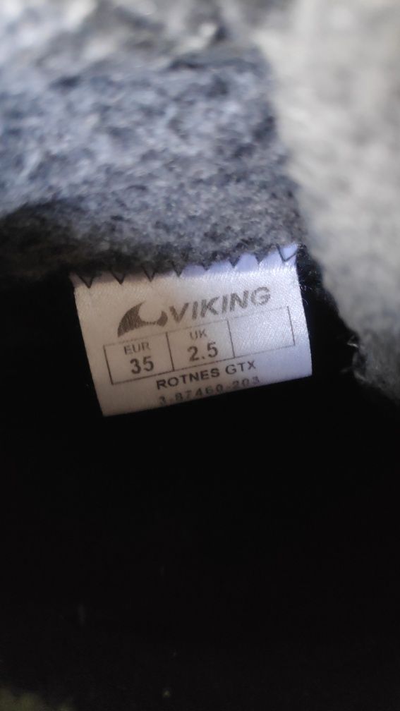 Ботинки Viking 35 размер, натуральная кожа