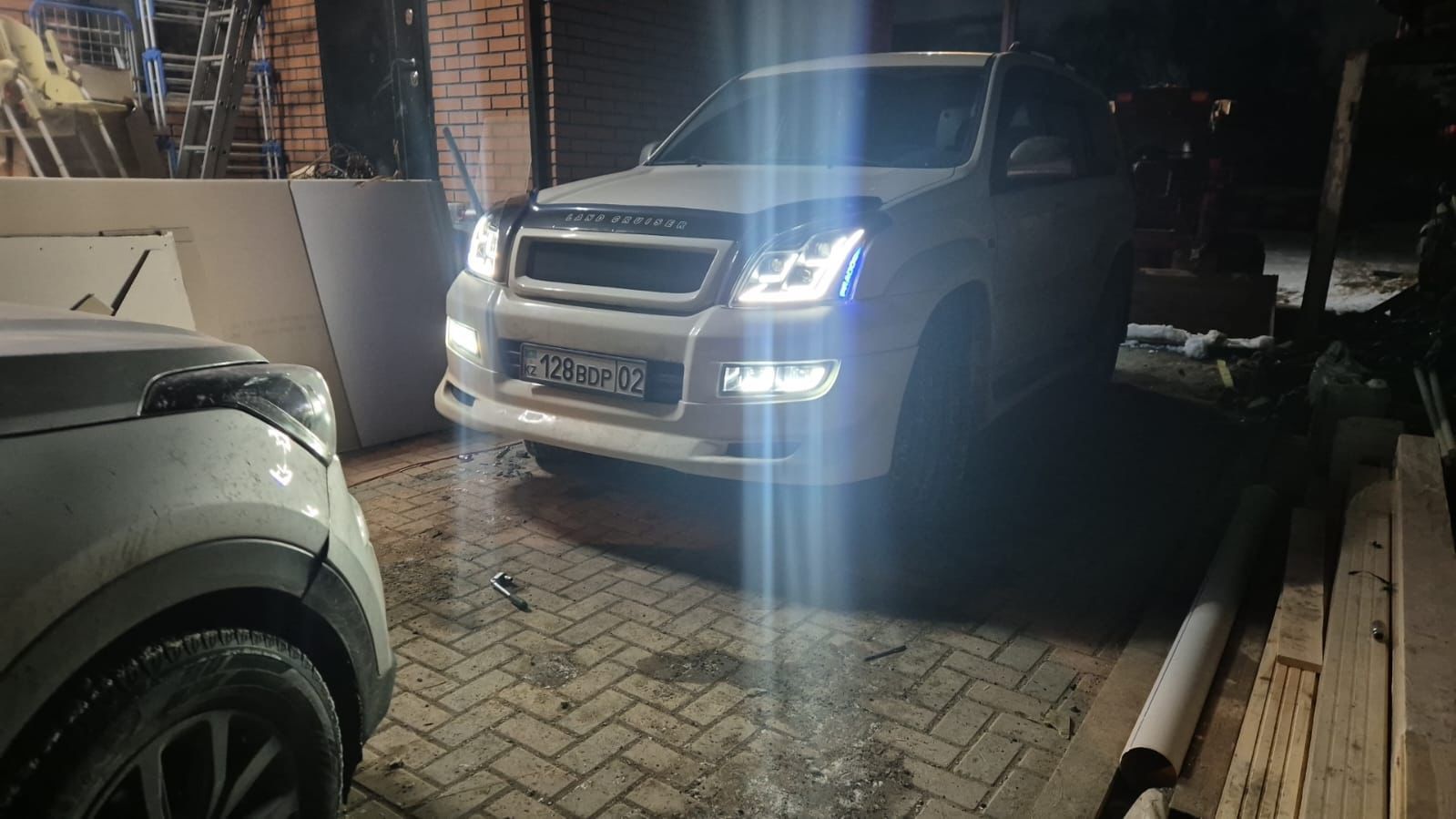 Led фонари в задний бампер Тойота Прадо 120/gx470