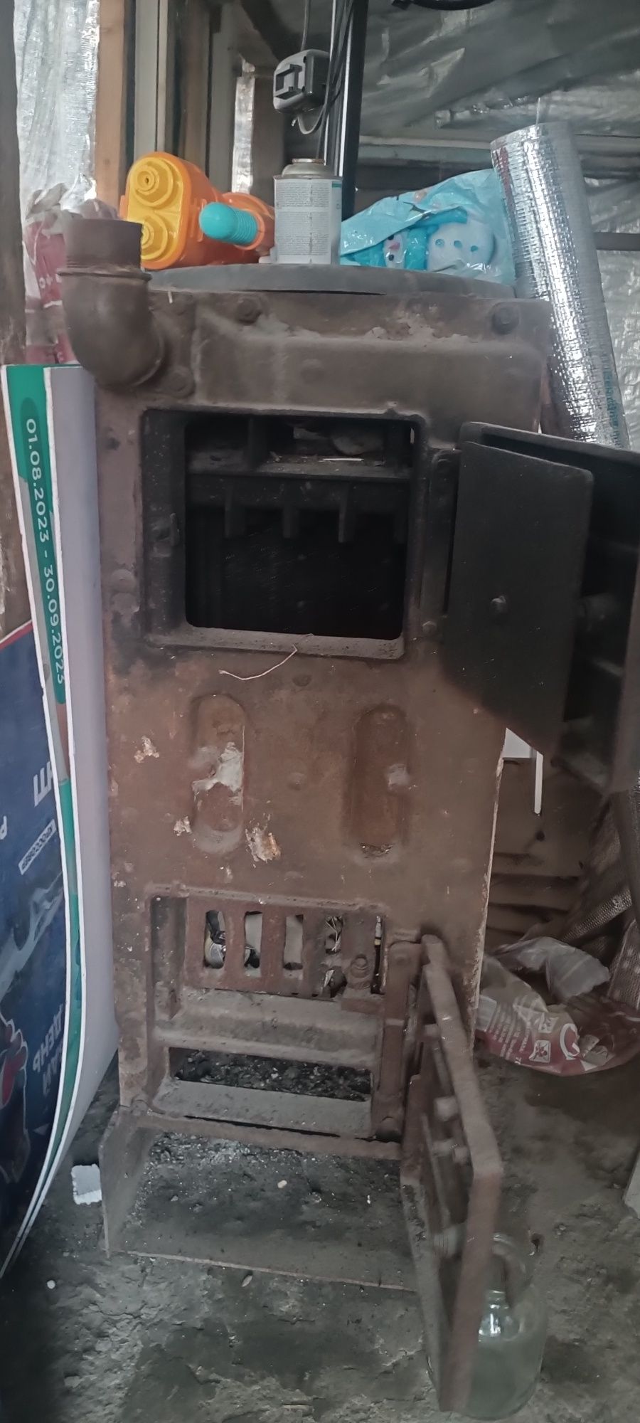 Продам печь чугунную да