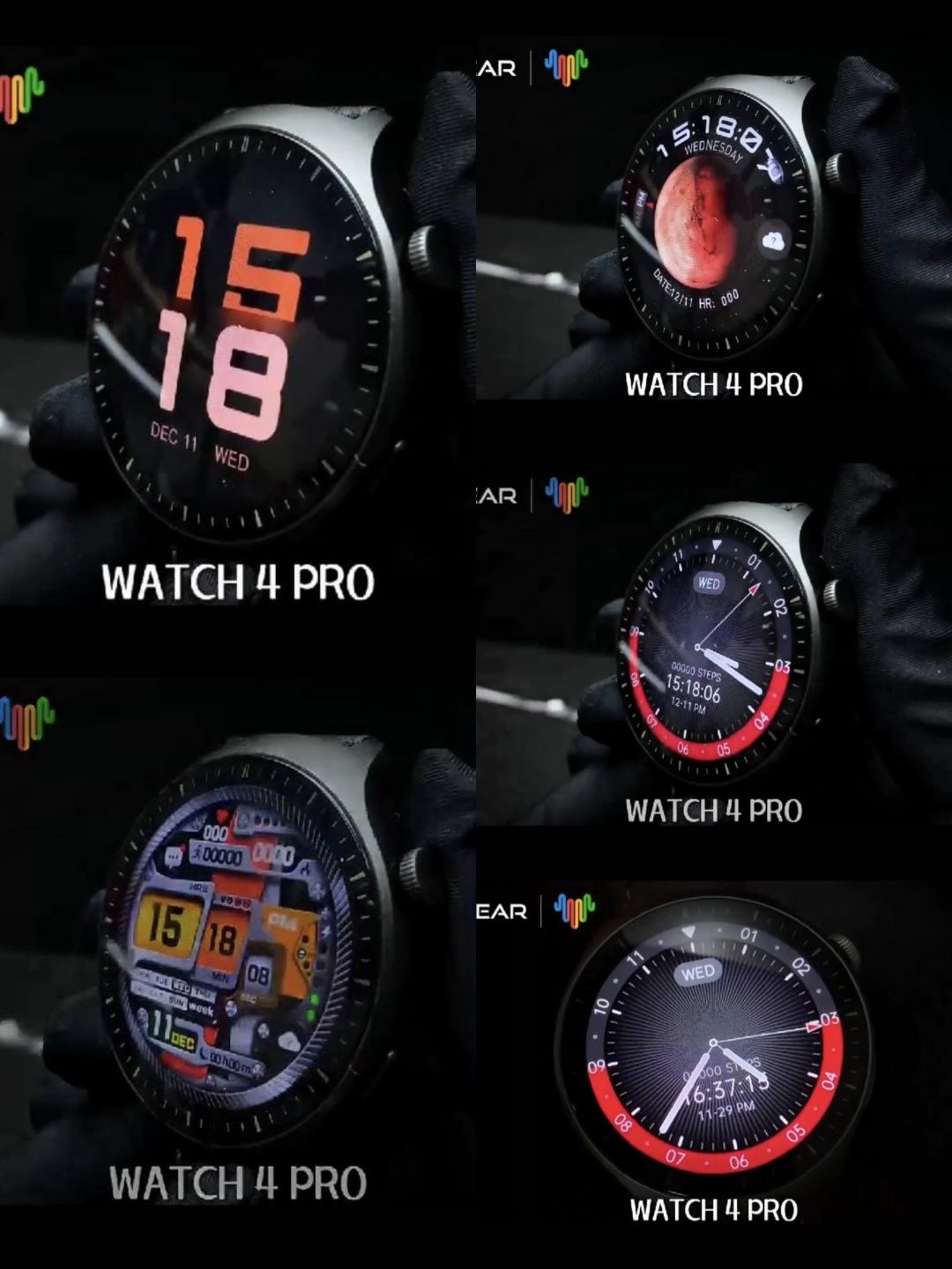 Watch 4 Pro Howear NFC GPT чат звонки давление пульс уведомления режим