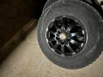 Титанки Porsche cayenne R17 с покрышками зимние
