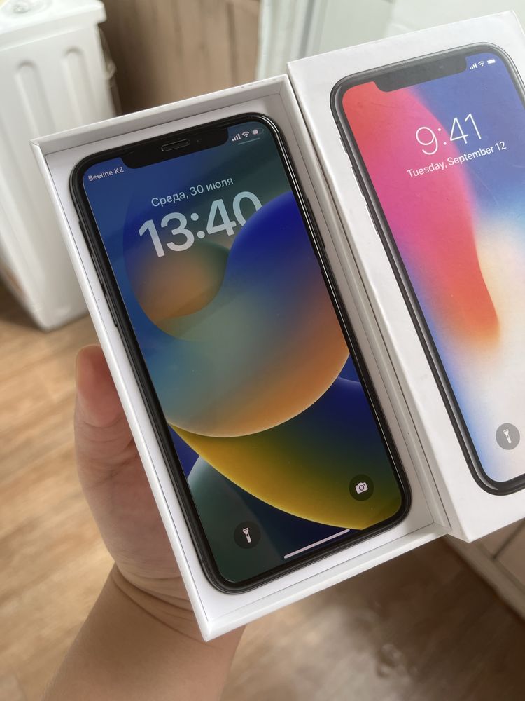 iPhone X 64gb 85% В идеале полный комплект