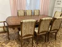 Стол кухонный и 8 стульев