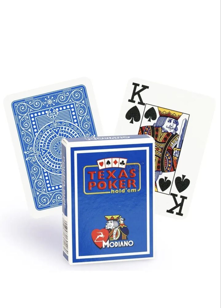 Карты Modiano Texas Poker 100 % пластик