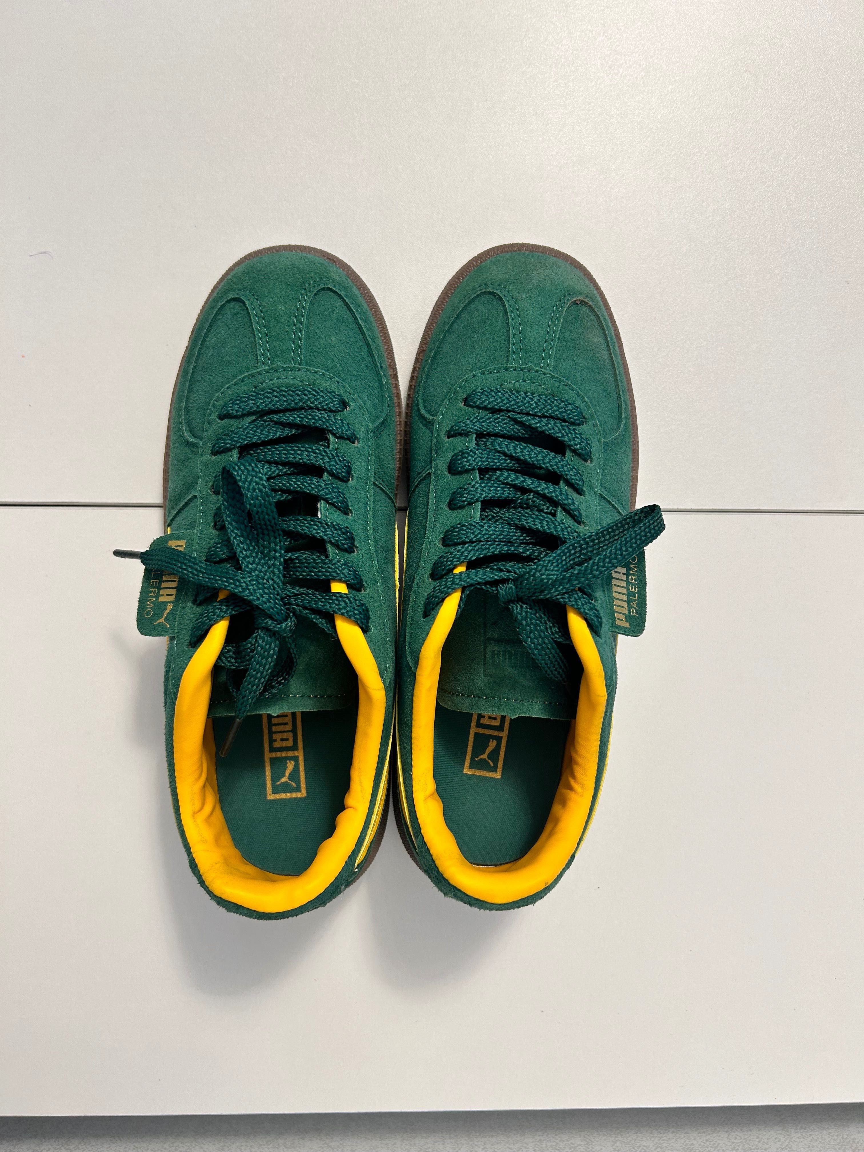 Кеды Puma зеленые