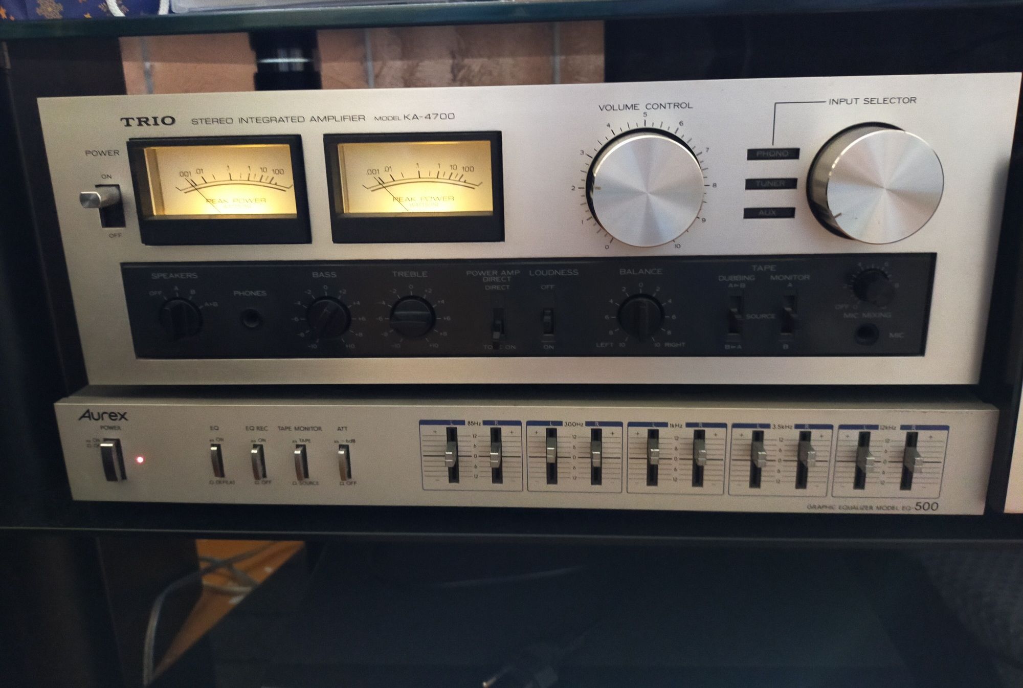 Усилитель Trio Ka-4700 Эквалайзер AurexEQ500