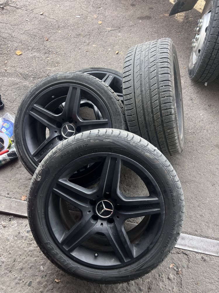 Диски AMG 225|45|r17 задний 245|65|r17
