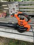 Новый садовый пылесос Black & Decker BEBLV301