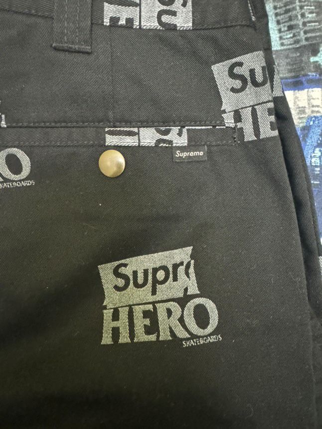Брюки Supreme черные