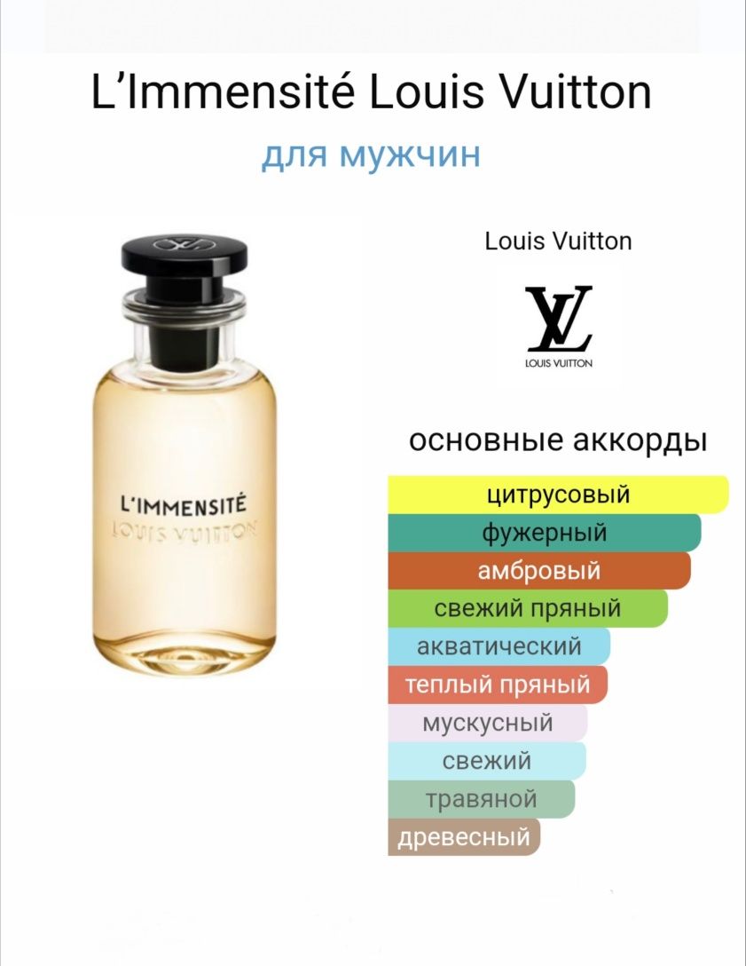 Louis Vuitton L'limmensite/Парфюм Масляный/Франция/Luxurious/12мл