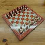 Деревянные Подарочные шахматы, шашки, нарды 3 в 1. Настольная игра