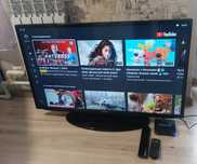 Большой телевизор Samsung 117см. Со смарт приставкой. И кронштейном.