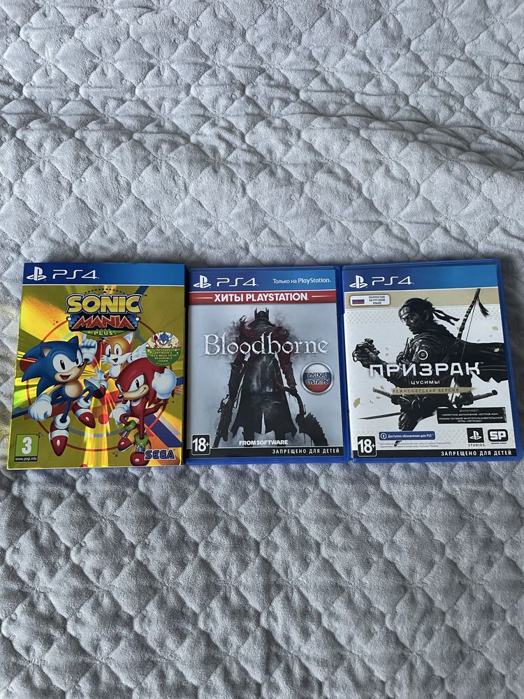 PS4 fat 500gb с играми и двумя геймпадами